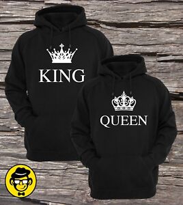 King And Queen Matching Couple Hoodies (Set)