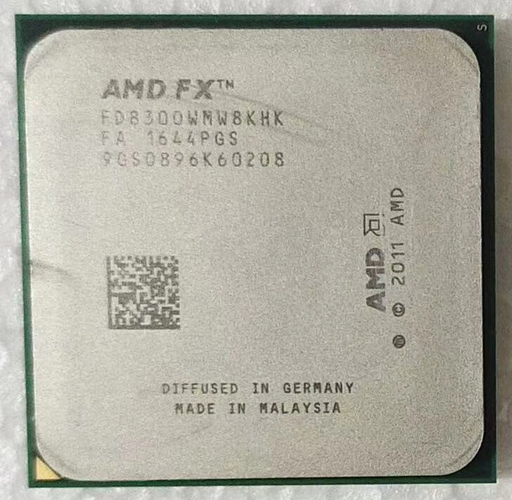 AMD FX-8300 socket AM3+ CPU processor 3.3 GHz 8 core 8 threads 95 W - Image 1 of 1