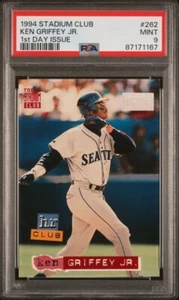 1994 Stadium Club Ken Griffey Jr. #262 1st Day Issue PSA 9 Mint - Picture 1 of 2