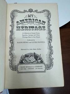MY AMERICAN HERITAGE POEMS BY HENRY PANNELL 1948 - Picture 1 of 5