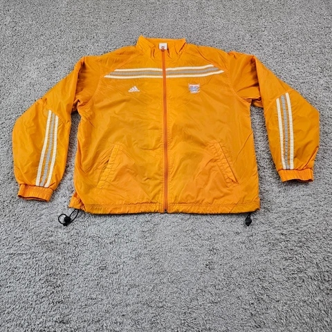 Tennesse Volunteers Jacket Adults Large L Orange Adidas Full Zip Lined Lady Vols Cover