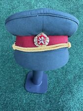 Czechoslovakia Czech Military Army Parade Visor Hat Cap Communist Uniform