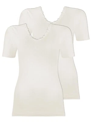 Pack of 2 Women's Thermal Vests Underwear of Wool Blend 8050920 Sangora - Image 1 of 3