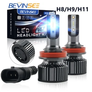 2x H11 H8 LED Headlight Bulbs 8000K Blue Low Beam For Toyota RAV 4 2005-2013 - Picture 1 of 9