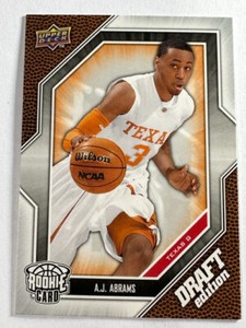 2009-10 Upper Deck Draft Edition Basketball Texas A.J. Abrams