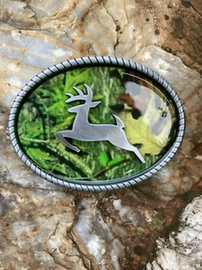 Gürtelschnalle Jäger - Jagen Hirsch Rotwild Reh in 3 D Buckle 248 - Bild 1 von 2