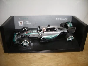 Minichamps 1/18 F1 Mercedes AMG WO6, L Hamilton World Champion 2015, Aus GP Win - Picture 1 of 19