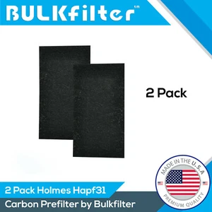 Premium Holmes HAPF31 Carbon Pre Filter 2-pack By BulkFilter - Picture 1 of 4