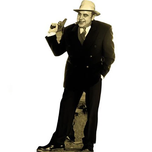 WET PAINT H19903 Al Capone Cardboard Cutout Standup