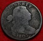 1803 Philadelphia Mint Copper Draped Bust Large Cent