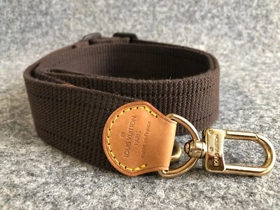 Подлинный регулируемый плечевой ремень Louis Vuitton коричневый холщовый - Изображение 1 из 4