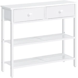 HOOBRO Schmaler Konsolentisch, 75 cm Flurtisch mit Schublade und 2-stufigen A... - Bild 1 von 2