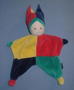 Sterntaler Schmusetuch Harlekin Clown rot gelb grün blau groß - Bild 1 von 1