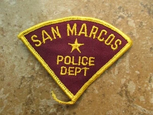 Patch OBSOLETA DPS Stato del Texas San Marcos Dipartimento di Polizia - Foto 1 di 2