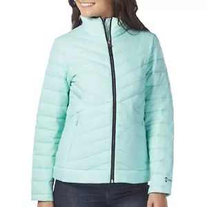 FREE COUNTRY WOMEN'S QUILTED ULTRAFILL JACKET FRESH MINT/TEAL NWT MSRP $100 - Picture 1 of 6