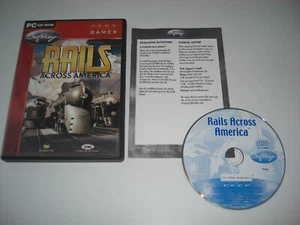 RAILS THROUGH AMERICA Pc Cd Rom - POSTA VELOCE - Foto 1 di 2
