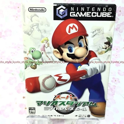 USED Gamecube Super Mario Stadium Miracle Baseball 12274 JAPAN IMPORT - Image 1 of 3