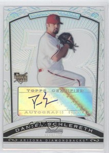 2009 Bowman Sterling Refractors /199 Daniel Schlereth #BS-DS Rookie Auto RC