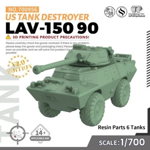 SSMODEL V2.0 1/700 Militär Modellbausatz US LAV-150 90 Jagdpanzer Spiele - Bild 1 von 5