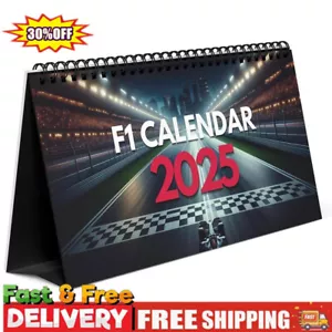 F1 Calendar 2025 with Race Track Design, for Fans and Motorsport Enthusiasts - Picture 1 of 10