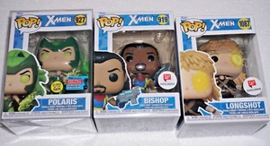 X-Men Funko Pop! 3 Stück Polaris 927 Glow, Bishop 919 & Longshot 1087 - Bild 1 von 7