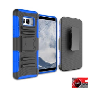 Funda Combo Clip TPU Híbrida con Soporte Negra para Samsung Galaxy S8 - Imagen 1 de 6
