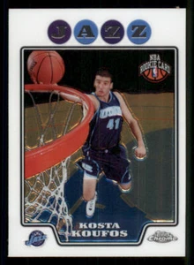 2008-09 Topps Chrome #202 Kosta Koufos RC - Picture 1 of 2