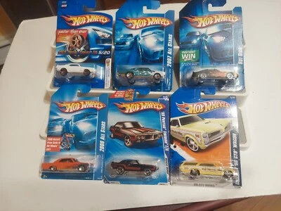 Hot Wheels PONTIAC Lote de 6 2005-2010 69 Firebird 67 GTO Custom GTO Wagon Nuevo en Paquete Foto 1 de 4
