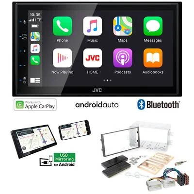 JVC 2-DIN Autoradio Apple CarPlay Android Auto für KIA Carens III 2006-2010 - Bild 1 von 4
