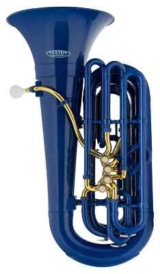 MardiBrass ABS Kunststoff Bb Tuba Kunststoff Plastik Messing Gigbag Blau - Bild 1 von 4