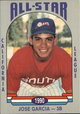 1990 California League All-Stars Cal League Cards #4 Jose Garcia