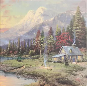 Thomas Kinkade Evening Majesty Gallery Wrapped Canvas - Picture 1 of 5