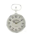 Wall clock, clock, country house kitchen clock 'William Marchant' white 24 cm