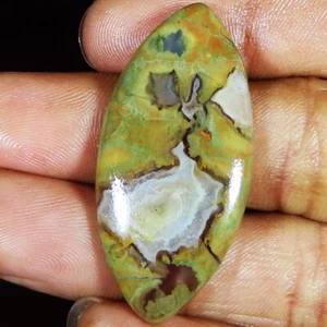 39.30 Cts Natural Rhyolite Opal Marquise Cabochon Gemstone 20x43x5 mm LM-495 - Picture 1 of 6