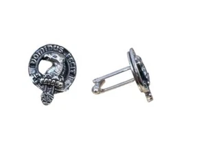 Baird Clan Crest Pewter T-Bar Cufflinks - Picture 1 of 1