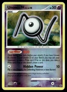 Unown N 69/132 Pokemon Card Secret Wonders Reverse Holo Lightly Played W17 - Picture 1 of 2