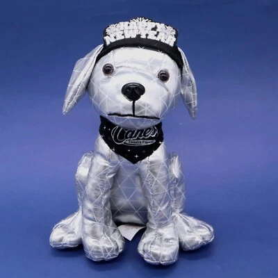 Raising Canes Dog Happy New Year Countdown Cane Stuffed Animal Limited Edition - Image 1 of 4