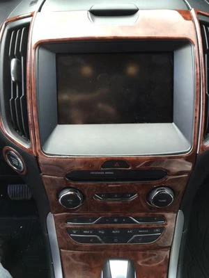 JUEGO DE MOLDURAS DE TABLERO DE MADERA INTERIOR TITANIO FORD EDGE SE SPORT 2015 2016 2017 2018 Foto 1 de 4