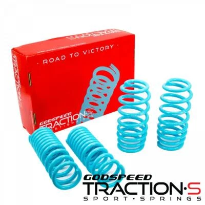 Muelles reductores Godspeed Traction-S para Dodge Charger (LD) V6 tracción trasera 2011-21 Foto 1 de 4