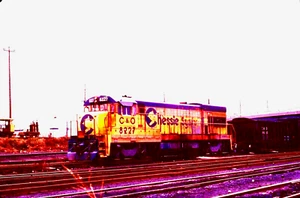 ORIGINAL KODACHROME SLIDE CHESSIE U-23B #8227 NORFOLK, VA APRIL 1980 - Picture 1 of 1