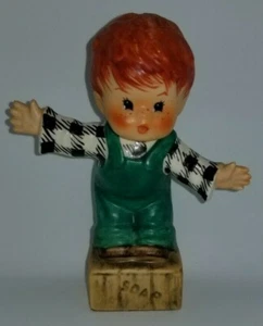 Goebel Soapbox Red Headed Boy Figurine Some Crazing - Bild 1 von 9