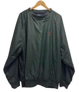 Polo Ralph Lauren Vintage Herren XL Golf Crest Pullover Windbreaker Fleece gefüttert USA - Bild 1 von 6