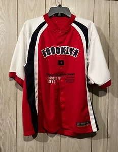 Brooklyn Express Authentic Athletic Designs Trikot rot weiß schwarz - Bild 1 von 2