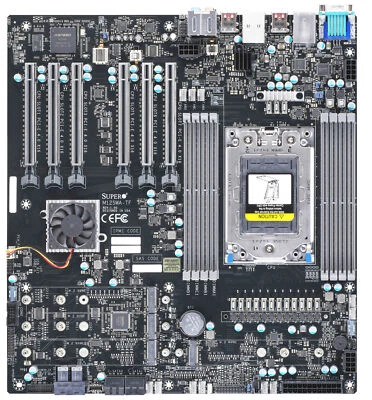 Supermicro Server MB M12SWA-TF SP3/eATX/1x1Gb retail - Mainboard - E-ATX - Bild 1 von 3