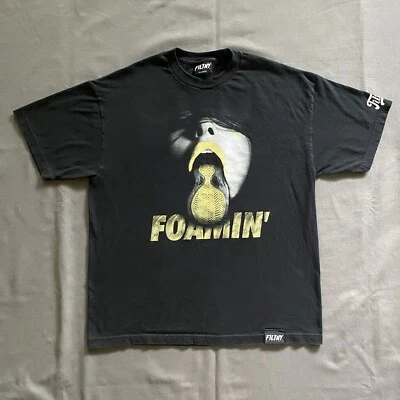 Filthy Dripped T Shirt Mens Size XL Black “Foamin” Girl Sexy Trippy Street Wear - Image 1 of 4