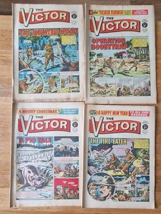 Vintage 4 Comic Bundle - Victor Comic - #510 , 512 , 514 , 515 1970 - Bundle #5 - Imagen 1 de 14