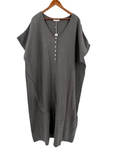 Beachwood Baby Damen-Umstands-Kaftan-Overall sturmgrau neu mit Etikett Einheitsgröße - Bild 1 von 5