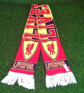 Bufanda vintage Liverpool FC LFC - Imagen 1 de 2