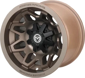 MU 416X Bronze Fr Rr Wheel Assembly 14x7 4/136 5+2 Maverick Max 1000R 4x4 14-18 - Picture 1 of 3