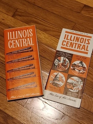 IC ILLINOIS CENTRAL Railroad Public Timetables : 1960 & 61 - Image 1 of 4